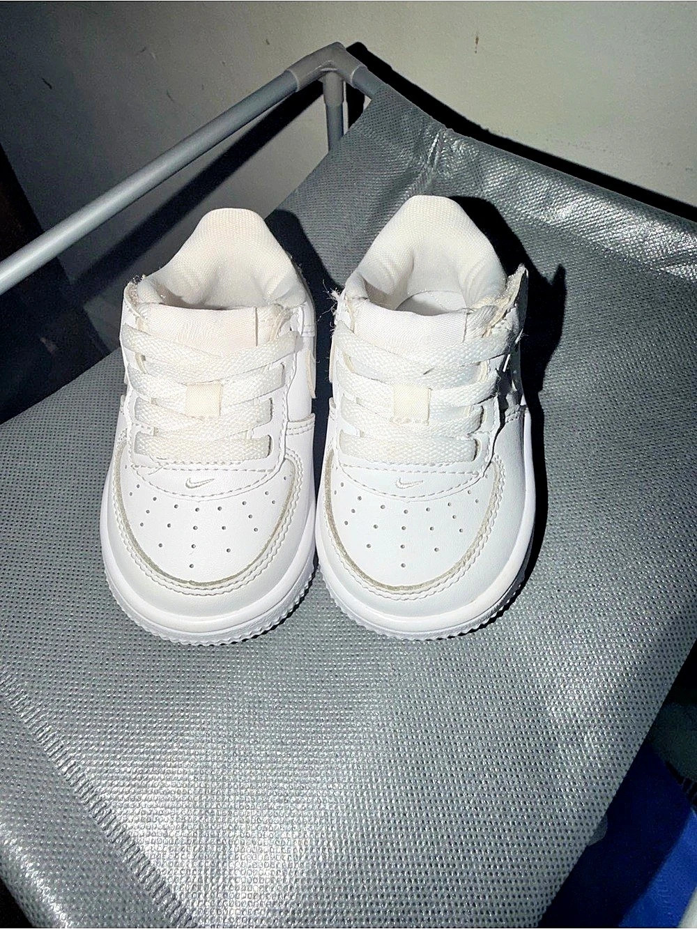 Nike Air Force 1 White Sneakers Girls US 4 toddler